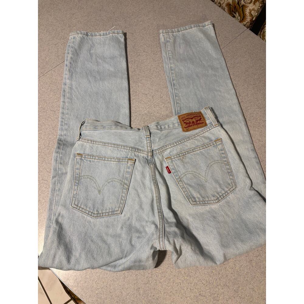 Women's pre-loved Light Indigo Classic 501 jeans 28/32 12501-0381